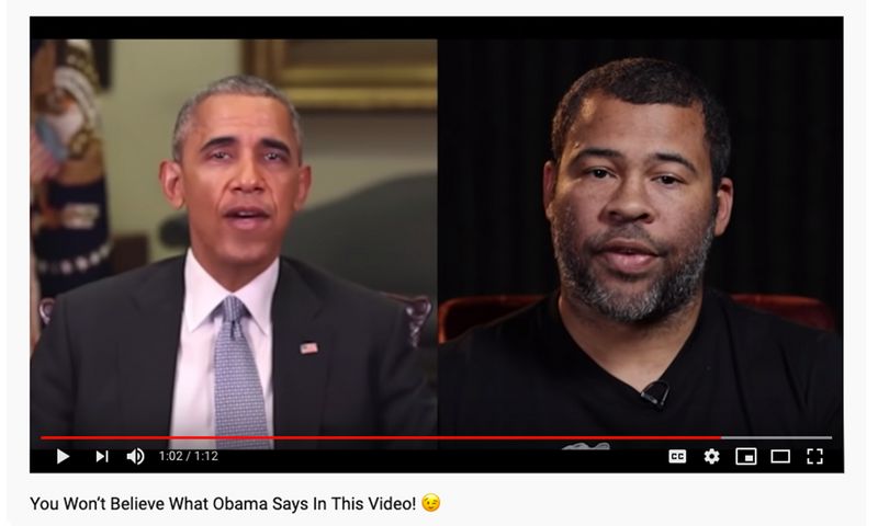 Fake Obama Message, Substitute Actor
