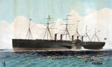 Steam Ship 1800's